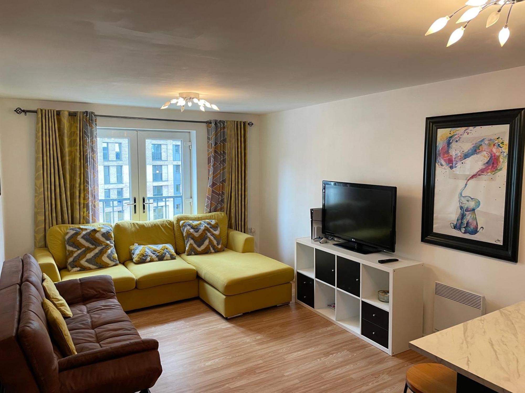 Modern 2-Bed, City Apartment Manchester Bagian luar foto